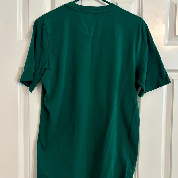 Adidas Holiday Lights Logo Festive Green T Shirt Men M - Picture 3 of 8
